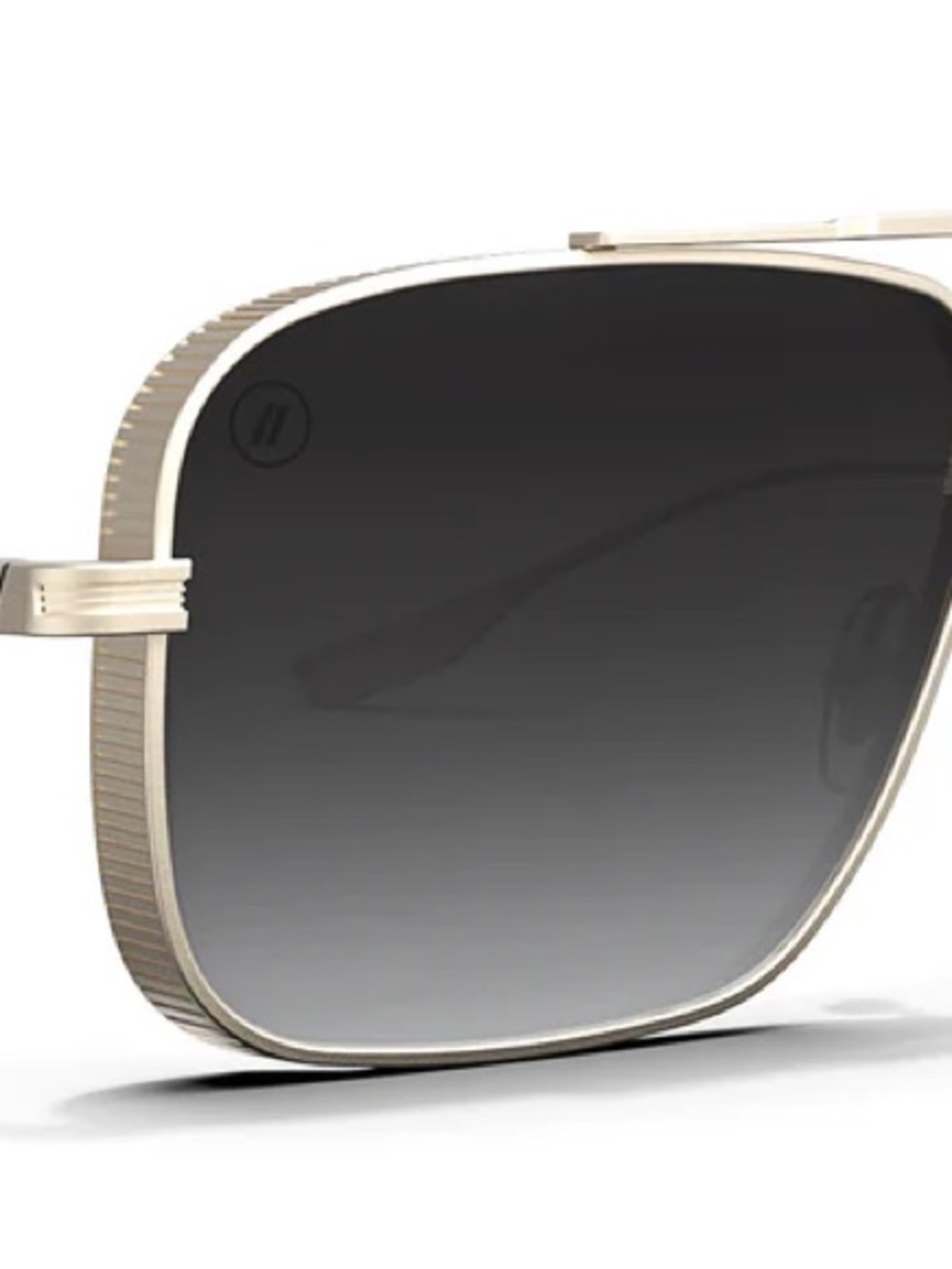 Blenders Phoenix Gold Frame Black Gradient Lens Sunglasses